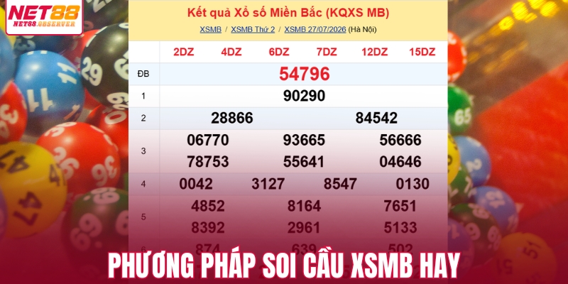 Các phương pháp soi cầu XSMB 2026
