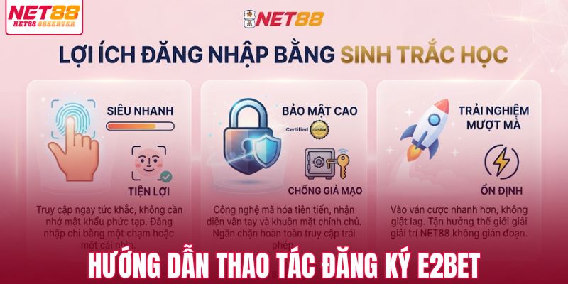 Lợi ích khi đăng nhập bằng sinh trắc học